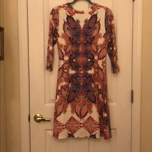 Karen Kane batik lined dress